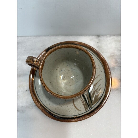 XOCHIQUETZAL Tonala Butterfly 4 Cups & Saucers by Teresa Duran Mexican Pottery - Picture 8 of 15